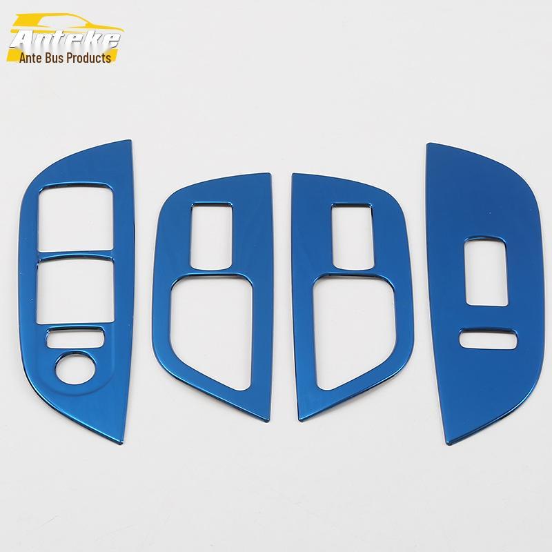 Suitable for 18 Song Models: Decorative Glass Lift Switch Frame for Window Armrest.