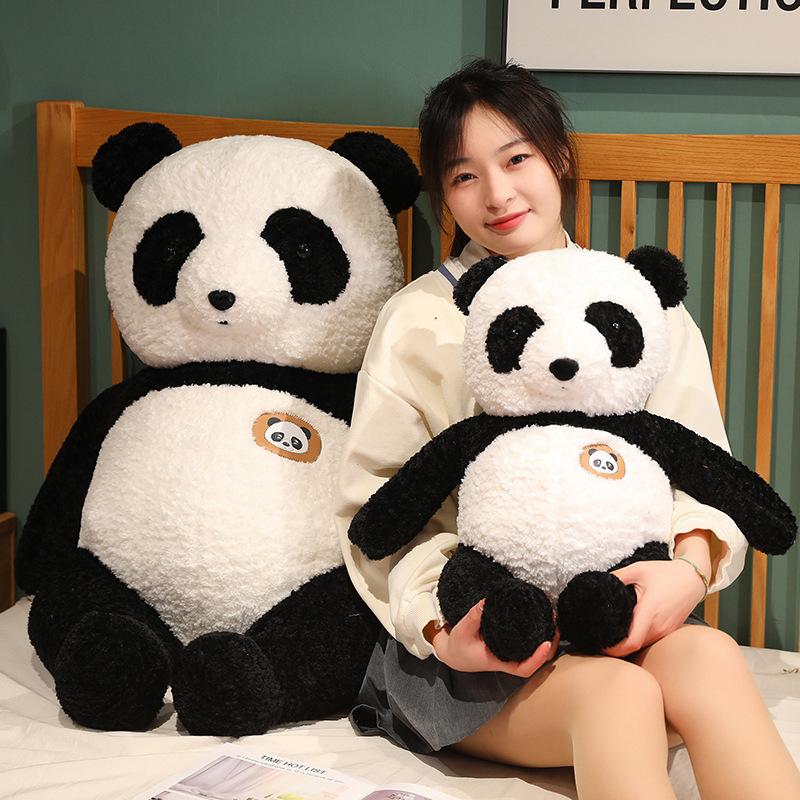 Cute National Treasure Giant Panda Plush Doll Big Throw Pillow Children'S Bed Sleeping Pillow Panda Doll Birthday Gift Female