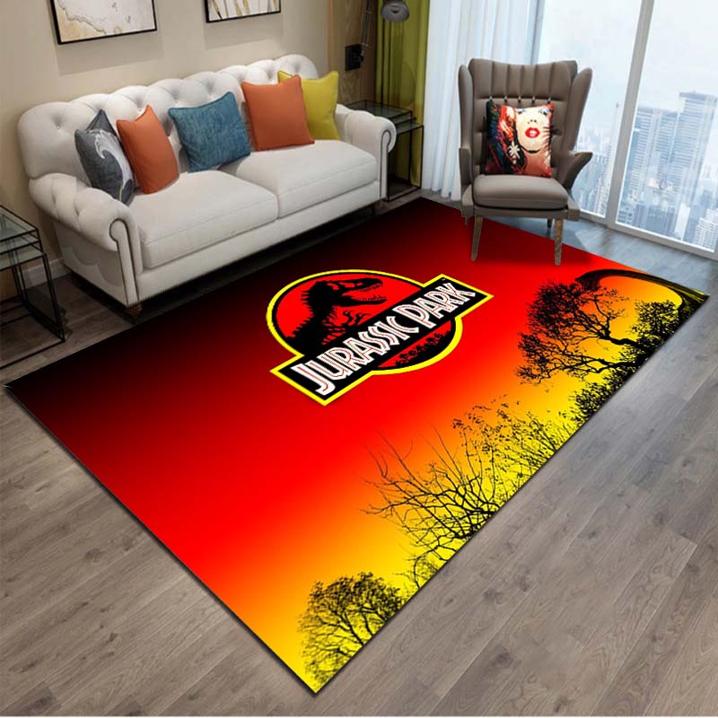 15 Size Jurassic-Park Dinosaur Area Rug Large Animal Carpet for Living Room Bedroom Sofa Doormat Decor,Child Non-slip Floor Mat