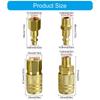Air Line Hose Fitting Quick Release Coupling Adapter Quick Coupler Compressor Connector Quick Connect Air Hose Fittings