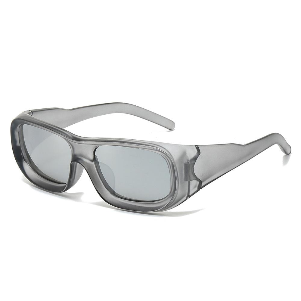 High End Designer Style Stylish Retro Edgy Punk Timeless Oversized Square Shaped Female For Both Male Sun Glasses