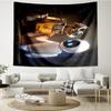 Heart In Space Adventure Tapestry, Unique Design Tapestry, Wall Decor for Bedroom,Livingroom, Playroom,Heartwarming Fan Holiday Gifts