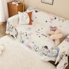 Ins Sandstorm Hair Towel Full Cover Fabric Simple Sofa Cushion Blanket Full Cover Universal Cover Cover Four Seasons Universal Sofa Cover Cover