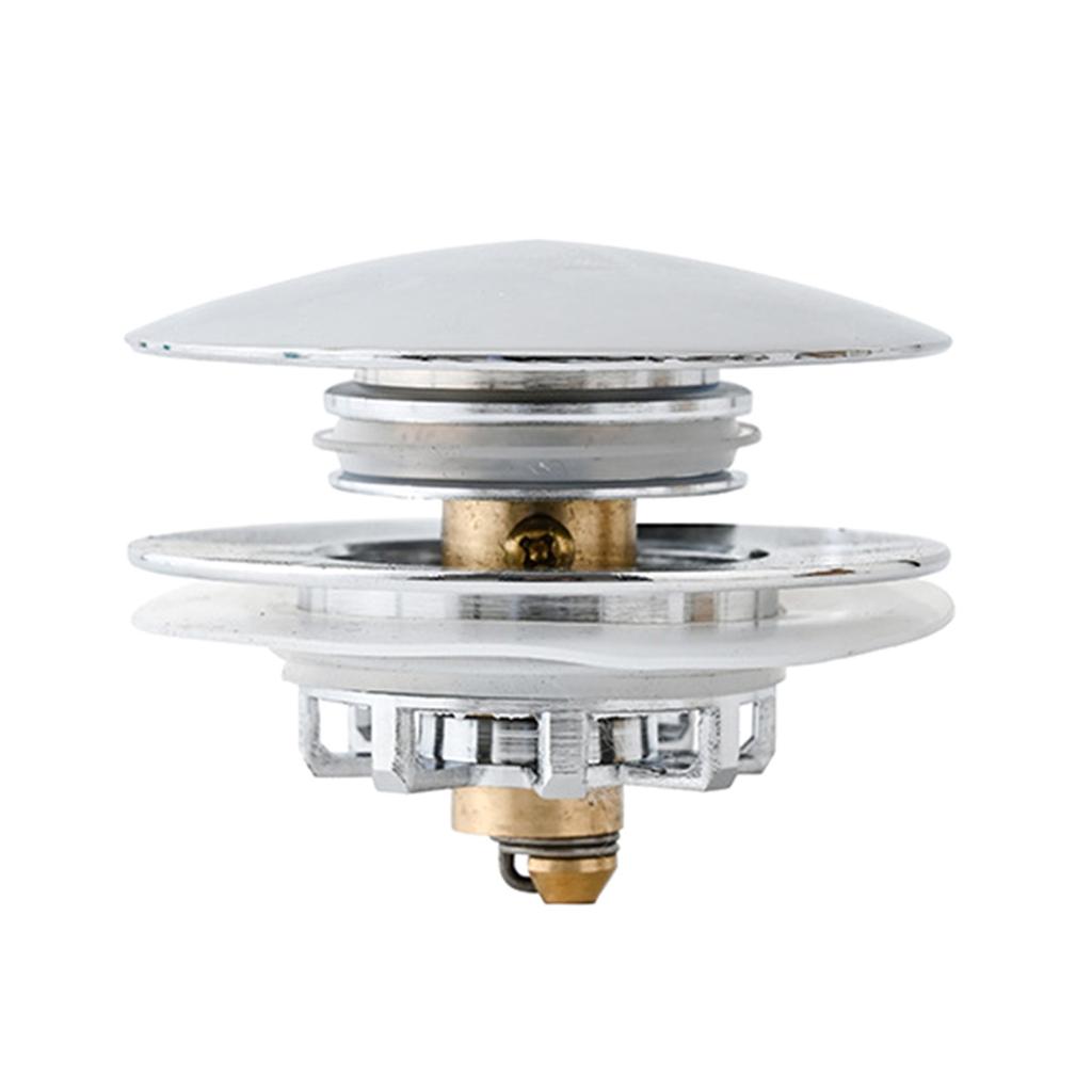 Innovative Aluminum Alloy Press-and-Seal Tub Drain Stopper Bath Drain Stopper Durable Anti-Odor & Anti-Clog Properties
