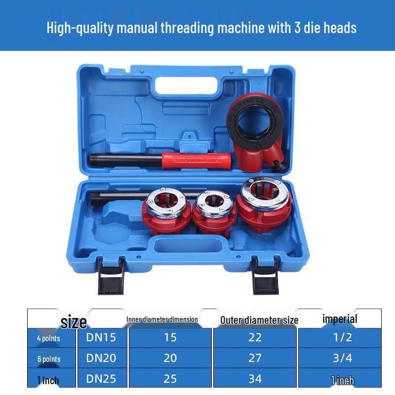 Manual Pipe Threading Tool for Galvanized and Steel Pipes