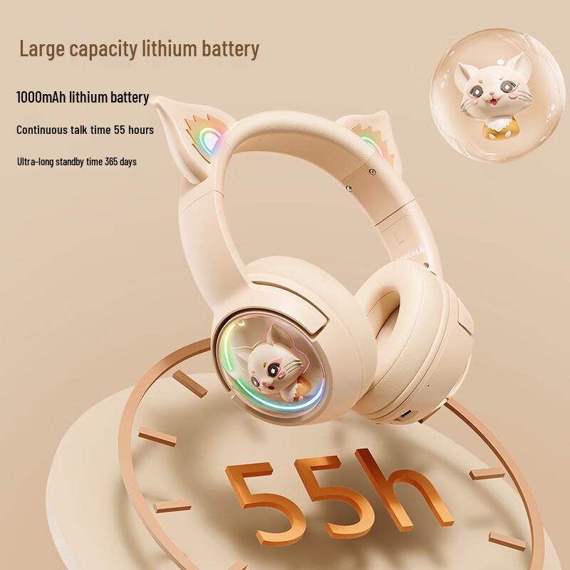 ONIKUMA B5 Wireless Cat Ear Gaming Headset