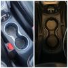 Car ABS Chrome Front Water Cup Holder Panel Cover Trim for Jeep New Compass 2017 - 2019 Inner Decoration Stickers  Accessories