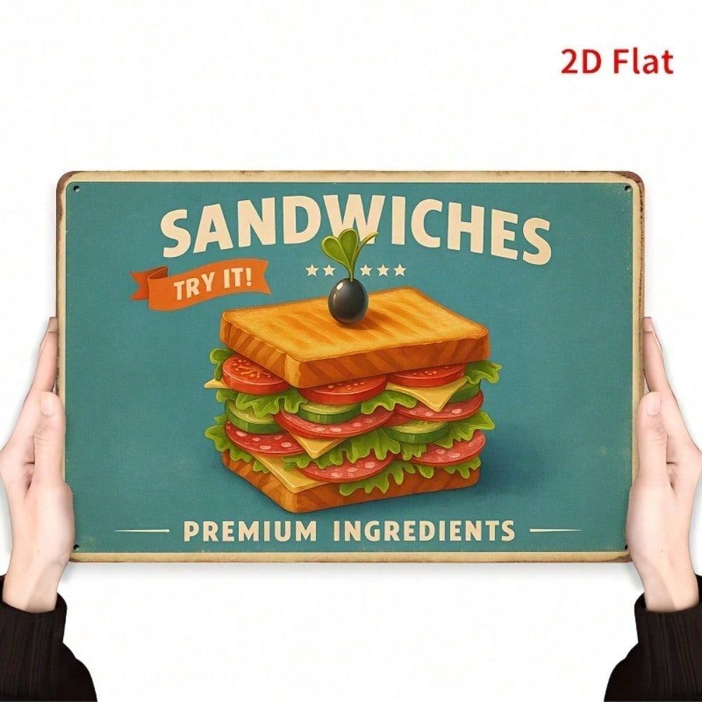 Vintage Retro Funny Metal Wall Art 8x12 Inch Tin Plaque For Home Bar Cafe Garage Decor 2D Flat Black