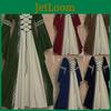 Costume Médiéval Femme Demoiselle Déguisement Fantaisie Robe Longue Costume Robe Victorienne