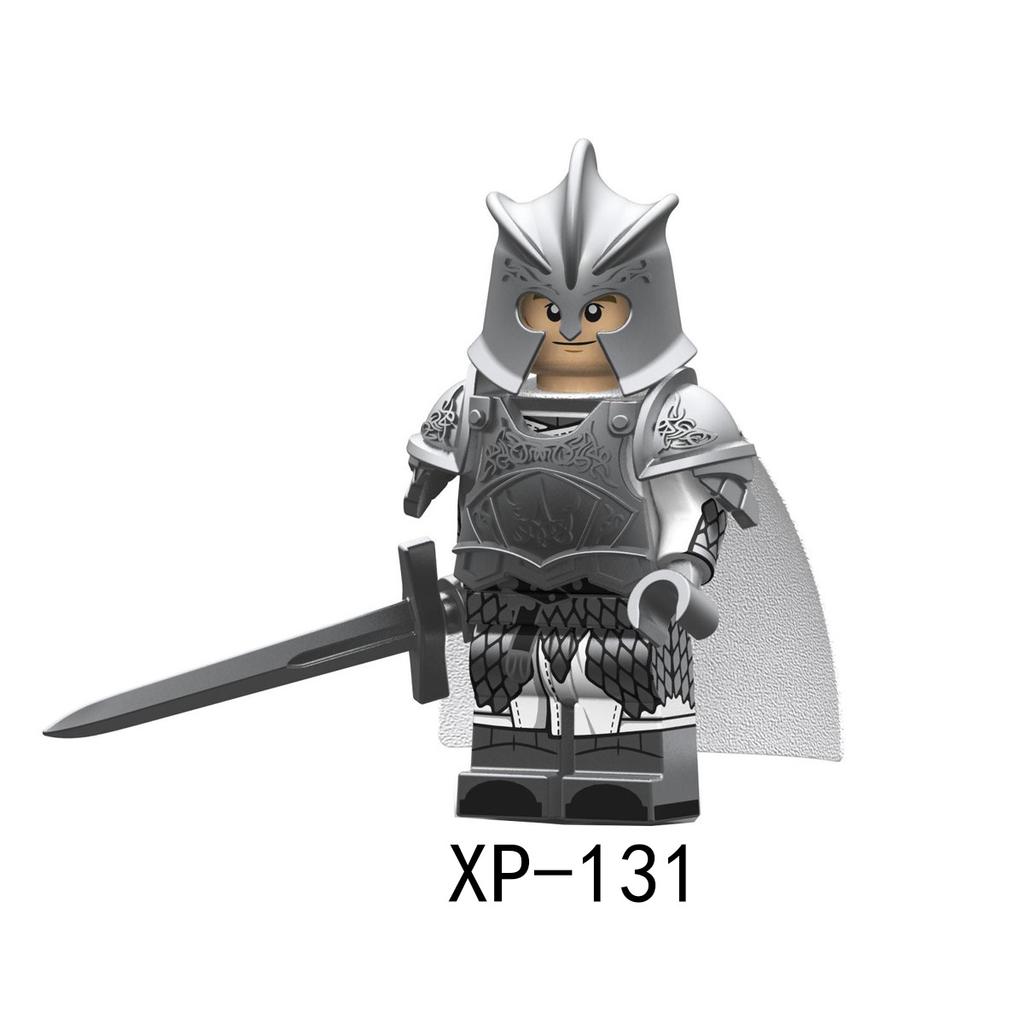 Kt1019 Song Of Ice And Fire Medieval Warrior Building Block Miniature Toy Xp131-137