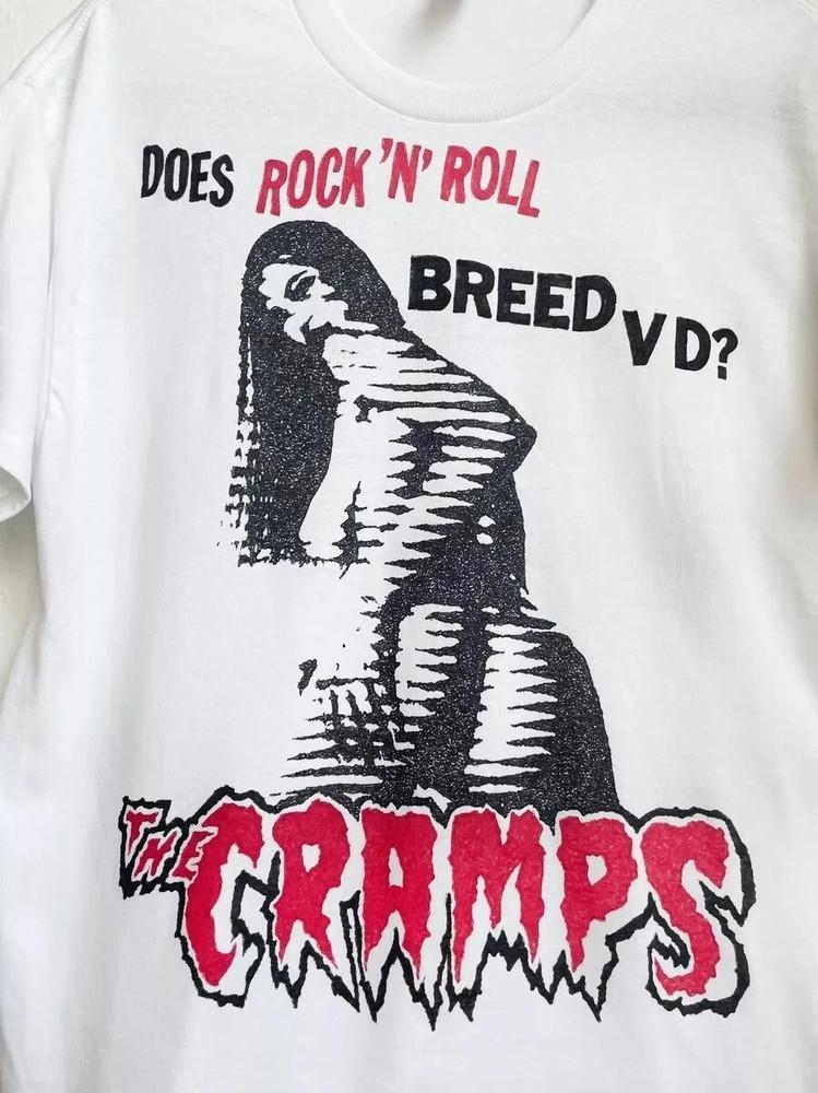 The Cramps Band ShirtThe Cramps Classic Style White Tshirt Unisex S5XL Unisex T-Shirt M