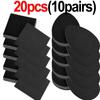 2/20Pcs Wear-Resistant Non-Slip Shoes Mat Self-Adhesive Sticker Forefoot High Heels High Heel Sole Protector Rubber Pads Cushion