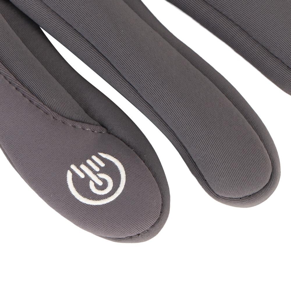 

1 пара Сенсорні Рукавички для Активного Відпочинку на Відкритому Повітрі Вітрозахисні Зимові Рукавички Міцні Велосипедні Рукавички Унісекс Grey-XL