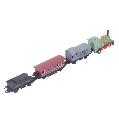 Steam Train Model Toy Vintage Alloy Pull Back Cultivate Hands On Ability Educational Model Train