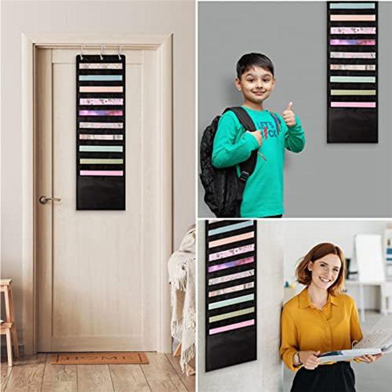 3 Pièces Papier Scrapbooking Sacs de Rangement Papier 12 X 12 Pouces Avec Crochets de Porte Pour Scrapbooking, Carton-B61B