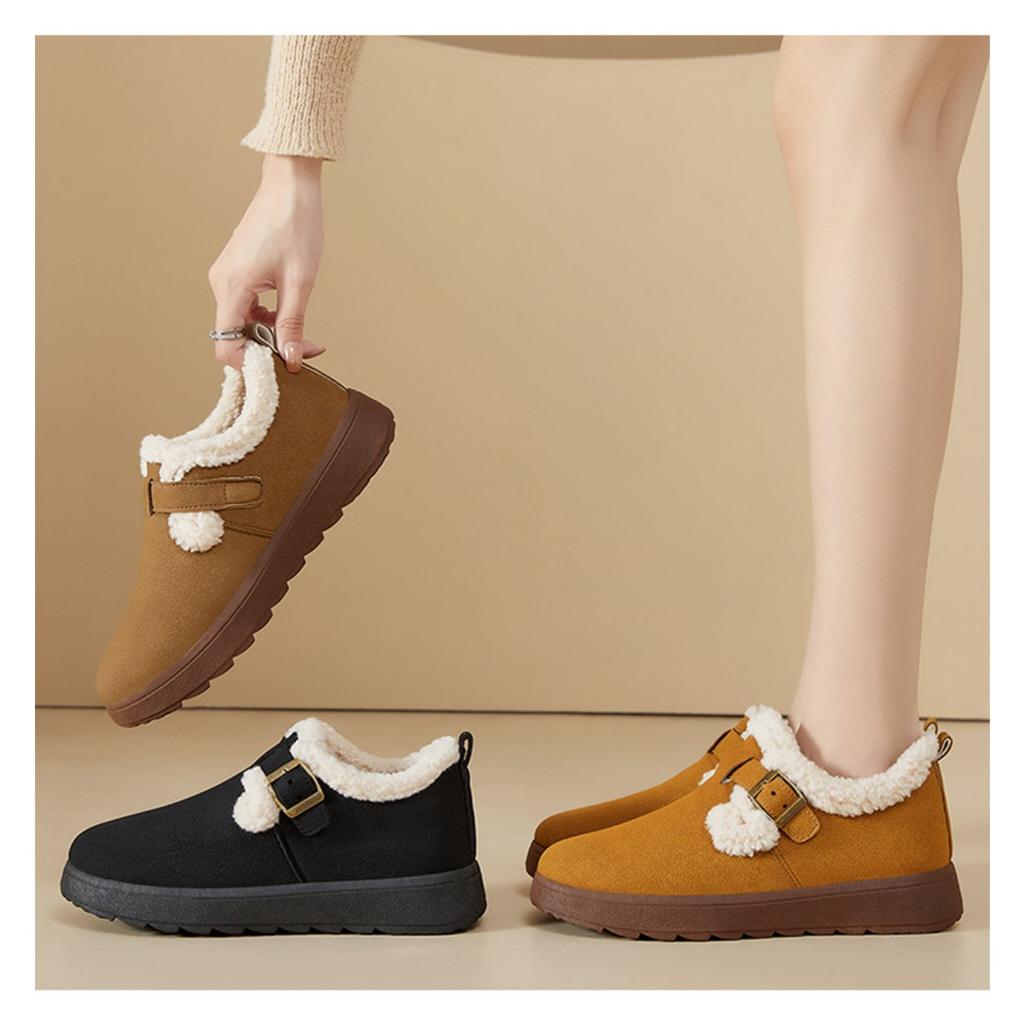 Cotton Shoes, Women's Shoes, Cold Resistant Shoes, Warm Shoes, Snow Shoes, Short Boots, Thickened Velvet, Women's Boots, Soft Soled Shoes