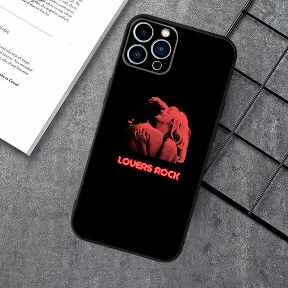 Band TV Girl Phone Case For Apple iPhone 15,14,13,12,11,XS,XR,X,8,7,Pro,Max,Plus,mini Silicone Black Cover