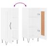 Sideboard White 34.5 x 34 x 90 cm Particleboard