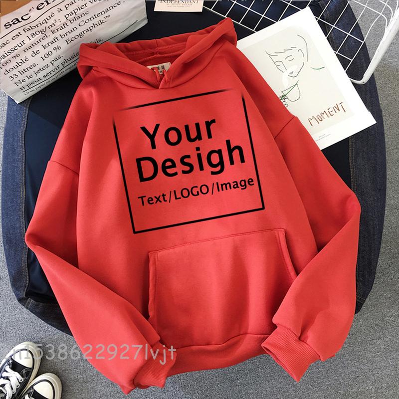 Customized Printed Diy07 Text Logo Image Hoodie Women's Customized Hoodie Customized Logo Personalized Hoodie