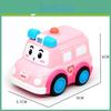 Cartoon Design Ambulance Airplane Train Taxi Model Children Toy For Toddler Play And Development