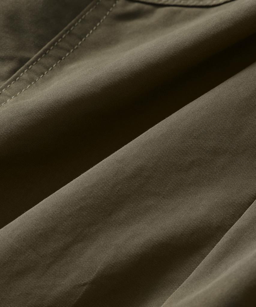NOIRER Cotton Field Wide Pants (Khaki)