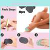 80pcs Refill Pads For Hair Remover Buffer Leg Bikini Facial Armpit Hair