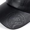 Casual Wear Leather Baseball Cap Adjustable Sun Protection Hat Men Vintage Hat  Outdoor Travel