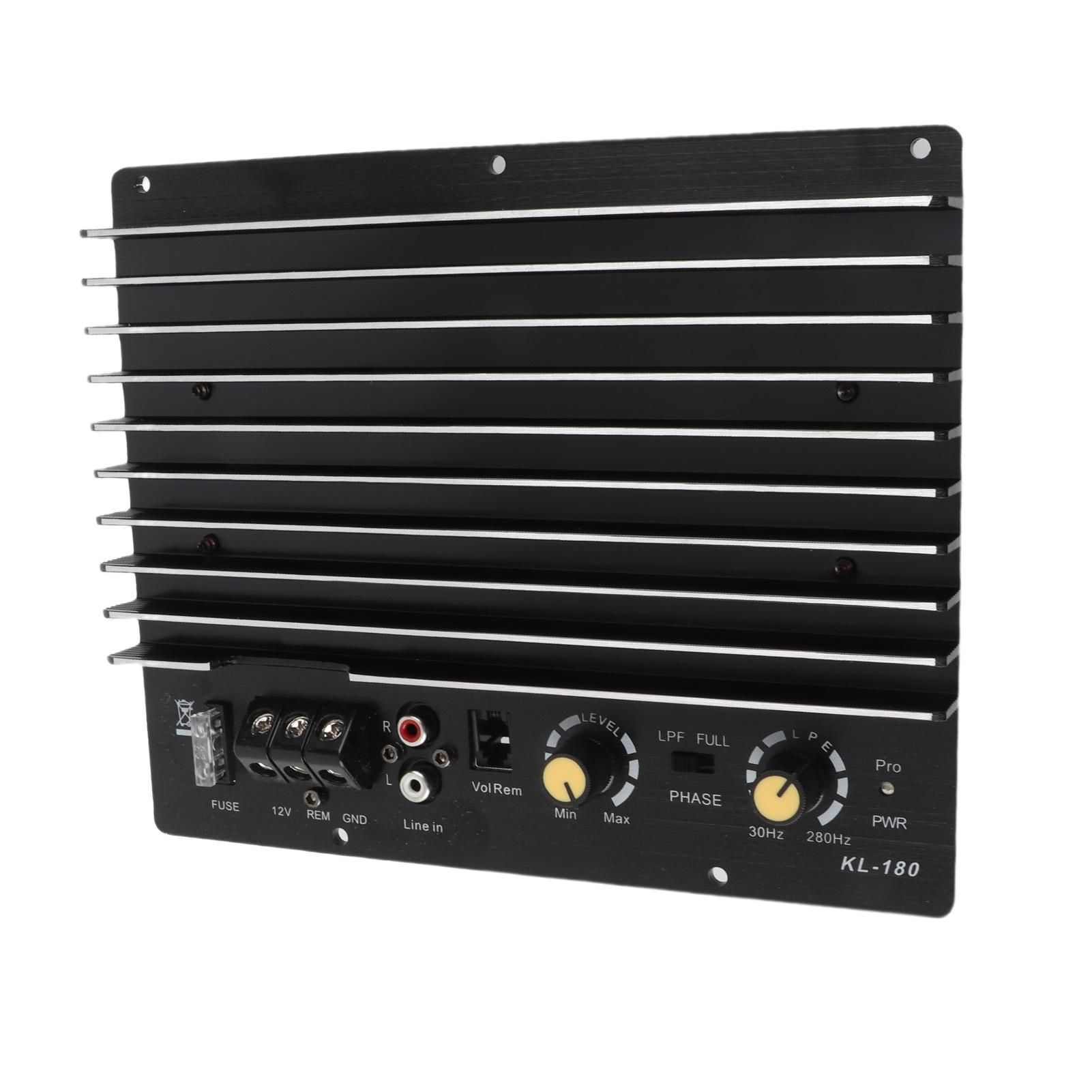 

Black 12V Car Amplifier 1000W Car Audio Subwoofer Power Amplifier Multi Protection for Automobile