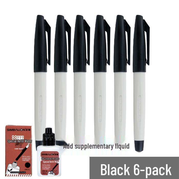 Taiwan Lion 88 Refillable Fine Tip Red Fineliner Marker Pen