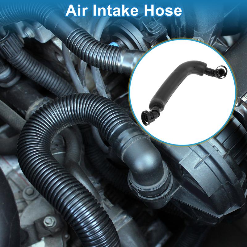 X Autohaux Engine Air Intake Hose for BMW 5 Series 545i E61 2004-2009 No.11617547185 1 Pc