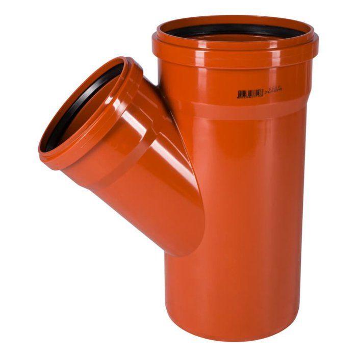 Embranchement KG DN 200/160, 45 Degrés, Tuyau d'Assainissement