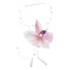Bijou de cou élégant en forme de fleur pour femme Chaîne de collier délicate en forme de fleur Collier statement pour les personnes à la pointe de la mode