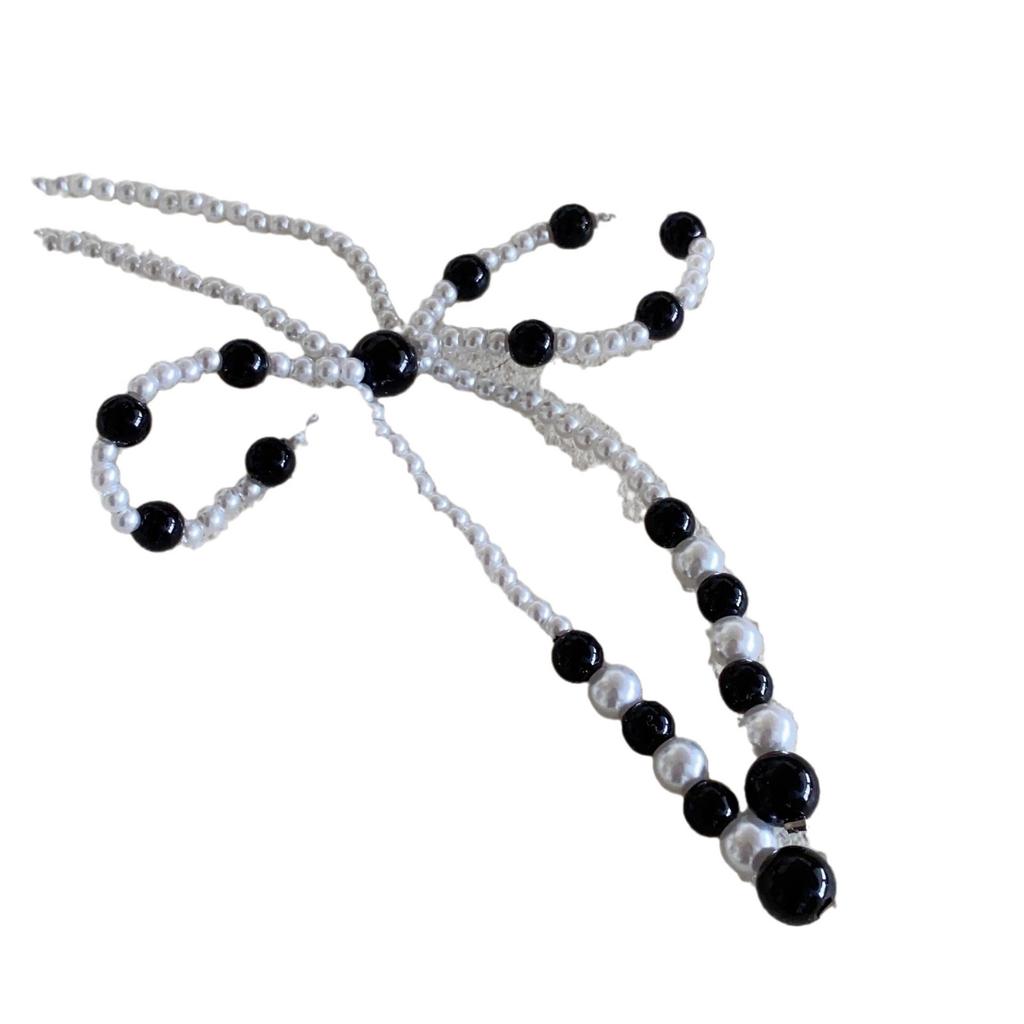 Minimalist Classic Pearl Beaded Necklace Premium Pearl Gentle Necklace Collarbone Chain Bead Chain Necklace