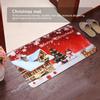 50x80cm Christmas Themed Pattern Soft Nonslip Living Room Floor Mat Carpet Home Decor
