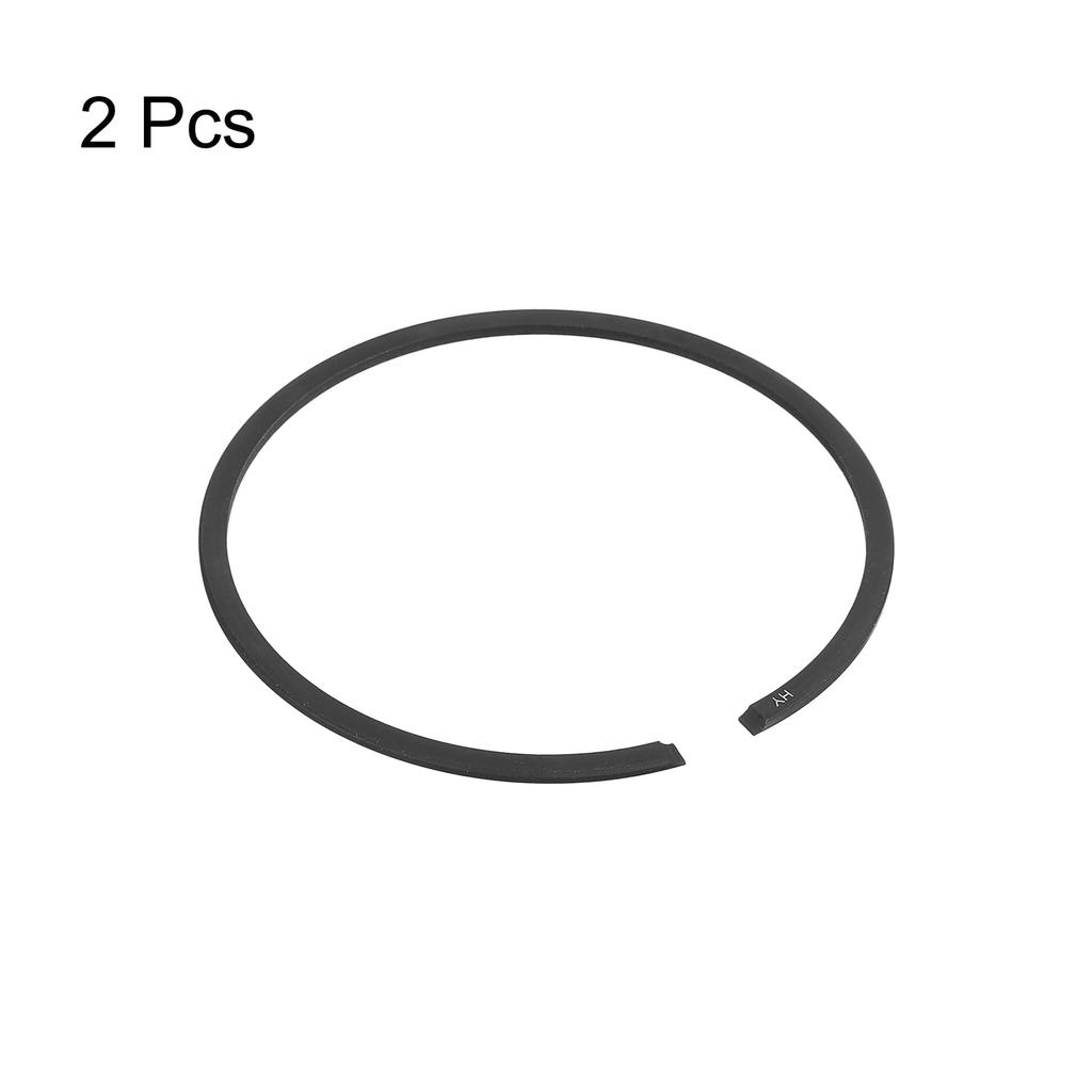 uxcell Piston Ring Set of 2 40mm X 1.2mm Standard Size Piston Ring Chain Saw Replacement Parts