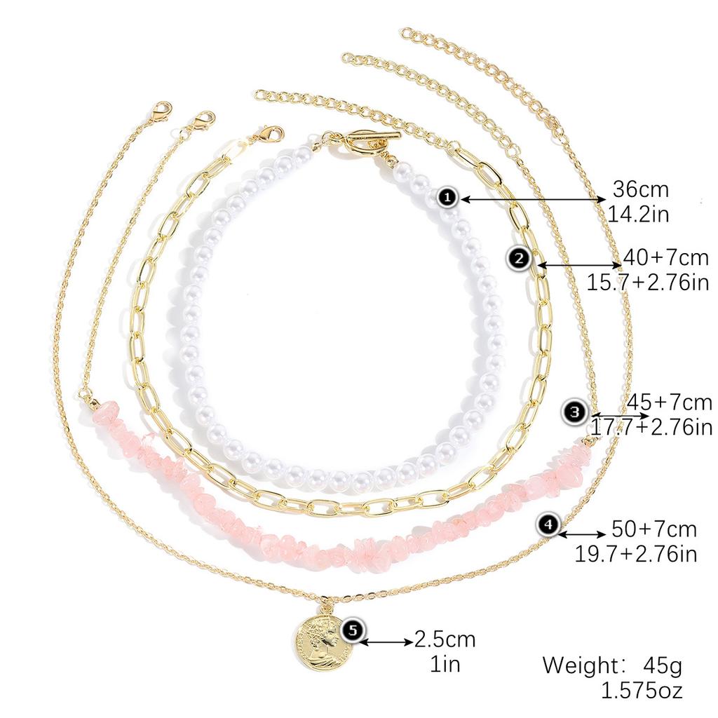 Necklace for Women Jewelry Summer Jewelry Delicate Necklace Women Hundred Colorful Stone Natural Stone Pendant Necklace Elegant Necklace