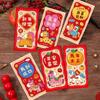 6Pcs/Set Chinese  Year Money Envelope Lucky Red Pockets 2026 Horse Year Red Envelope Spring Festival Birthday Envelope
