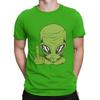 Angry Alien Head Flipping The Bird Middle Finger Men T Shirts Resident Alien Amazing Tees Short Sleeve O Neck T-Shirts Cotton