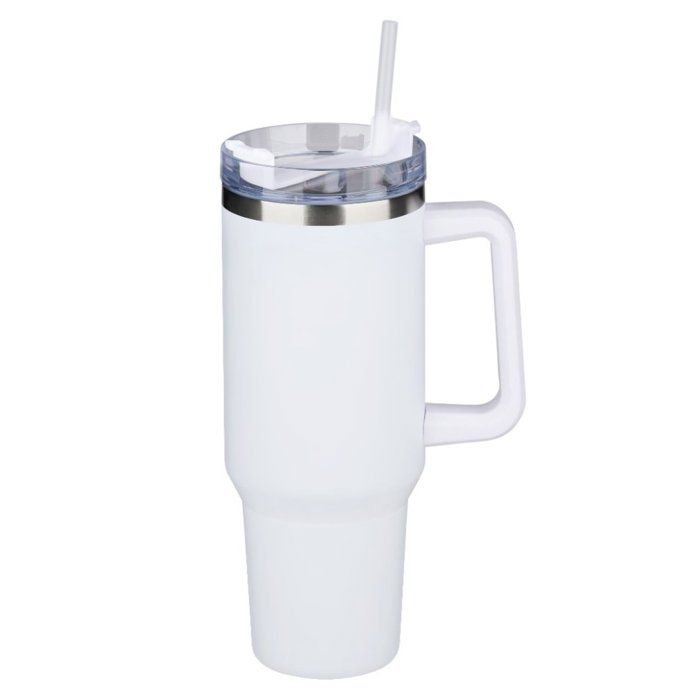 Gobelet thermique - ALPINA - ED-227090bila - Acier inoxydable - 1,2 L - Blanc