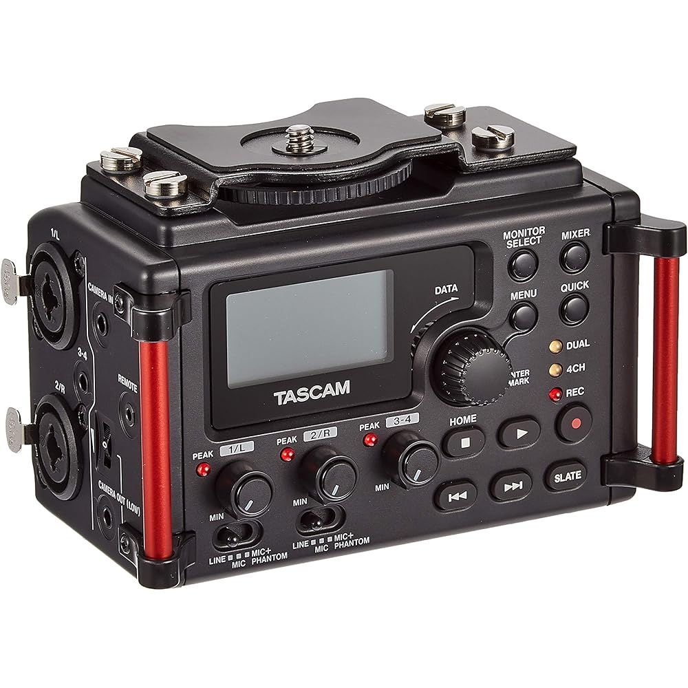 TASCAM DR-60DMKII Linear PCM Recorder for DSLR Cameras