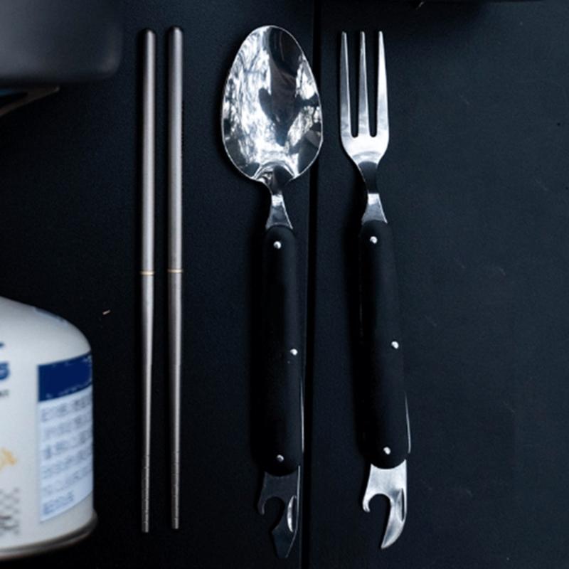 Titaniums Folding Chopsticks with Easy Storage Design High Hardness Materials Suitable for Long Service Use In Hiking