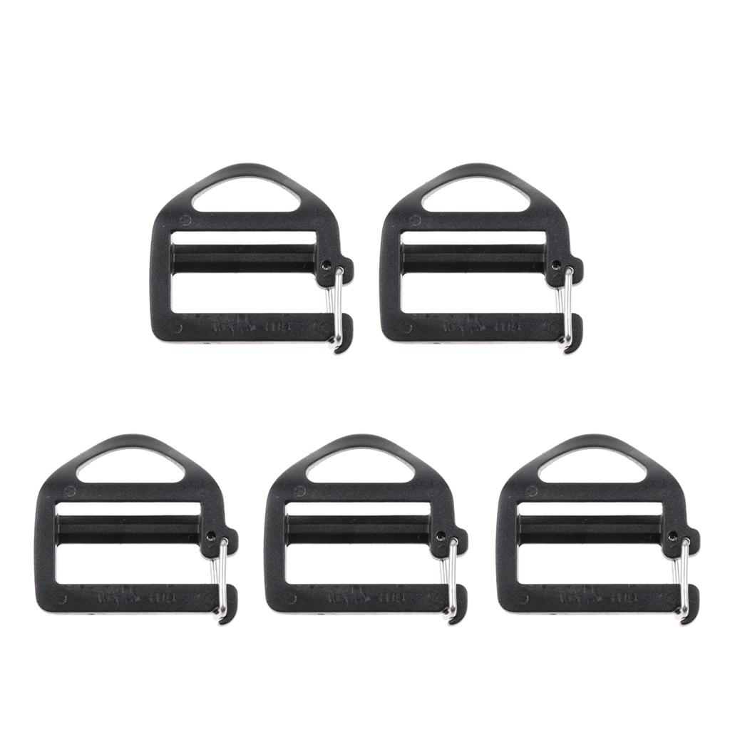15pcs 25mm Webbing Plastic Belt Buckles Backpack Fastener Buckle