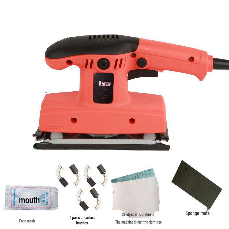 Electric Woodworking Flat Sander for Wall Putty, Rust Removal & Polishing