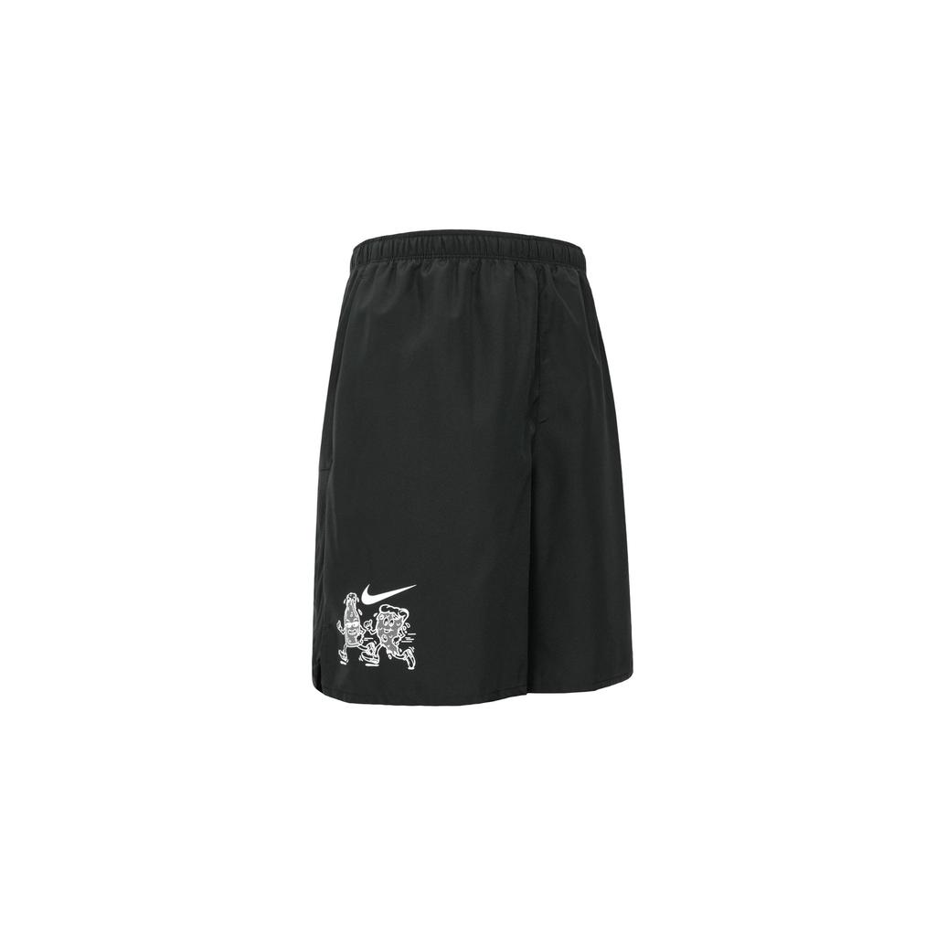 Nike Cartoon Print Quick-Dry Running Training Shorts Men Bottoms Black DO0772-010