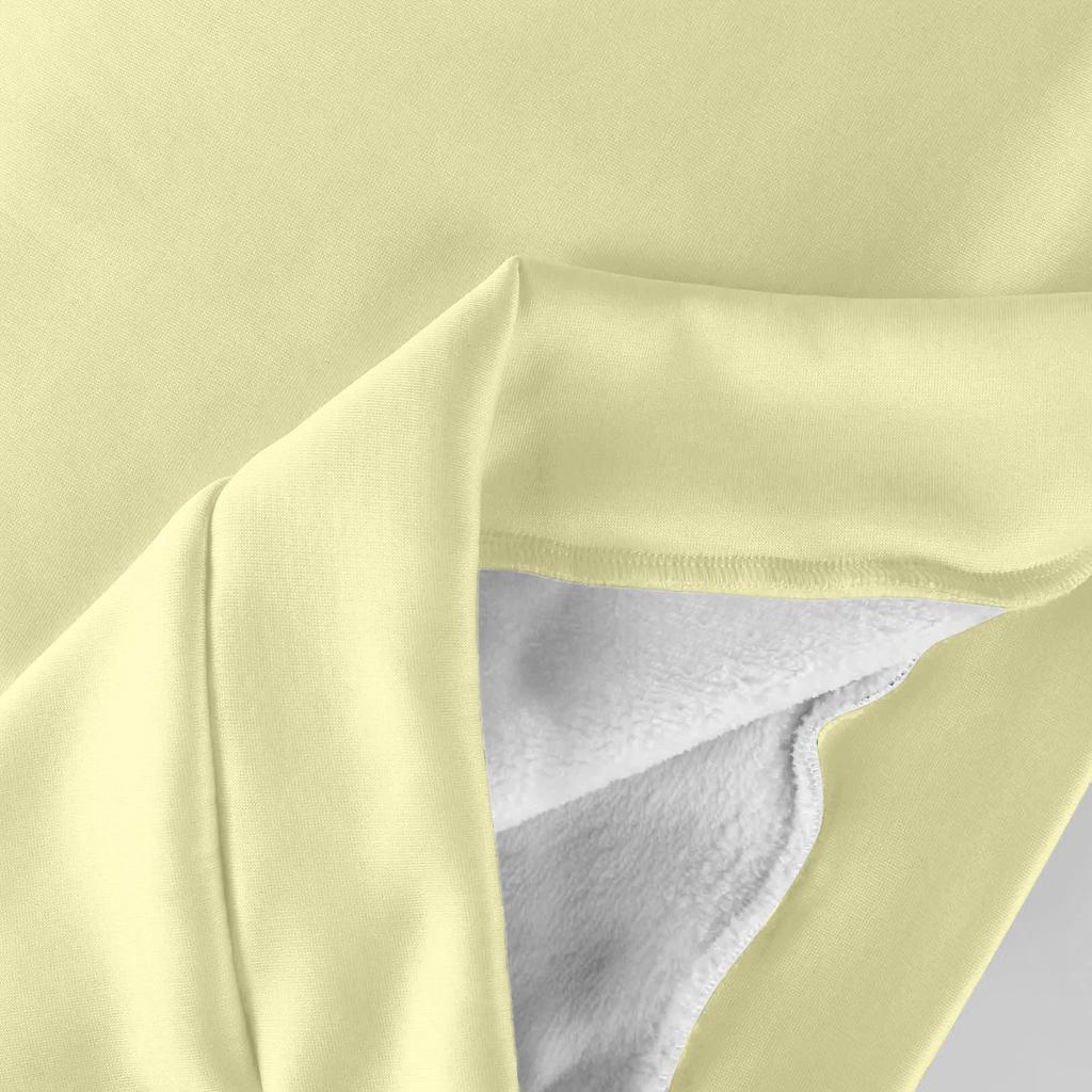 Men's Round Neck Fleece-Lined Thick Solid Color Sweatshirt