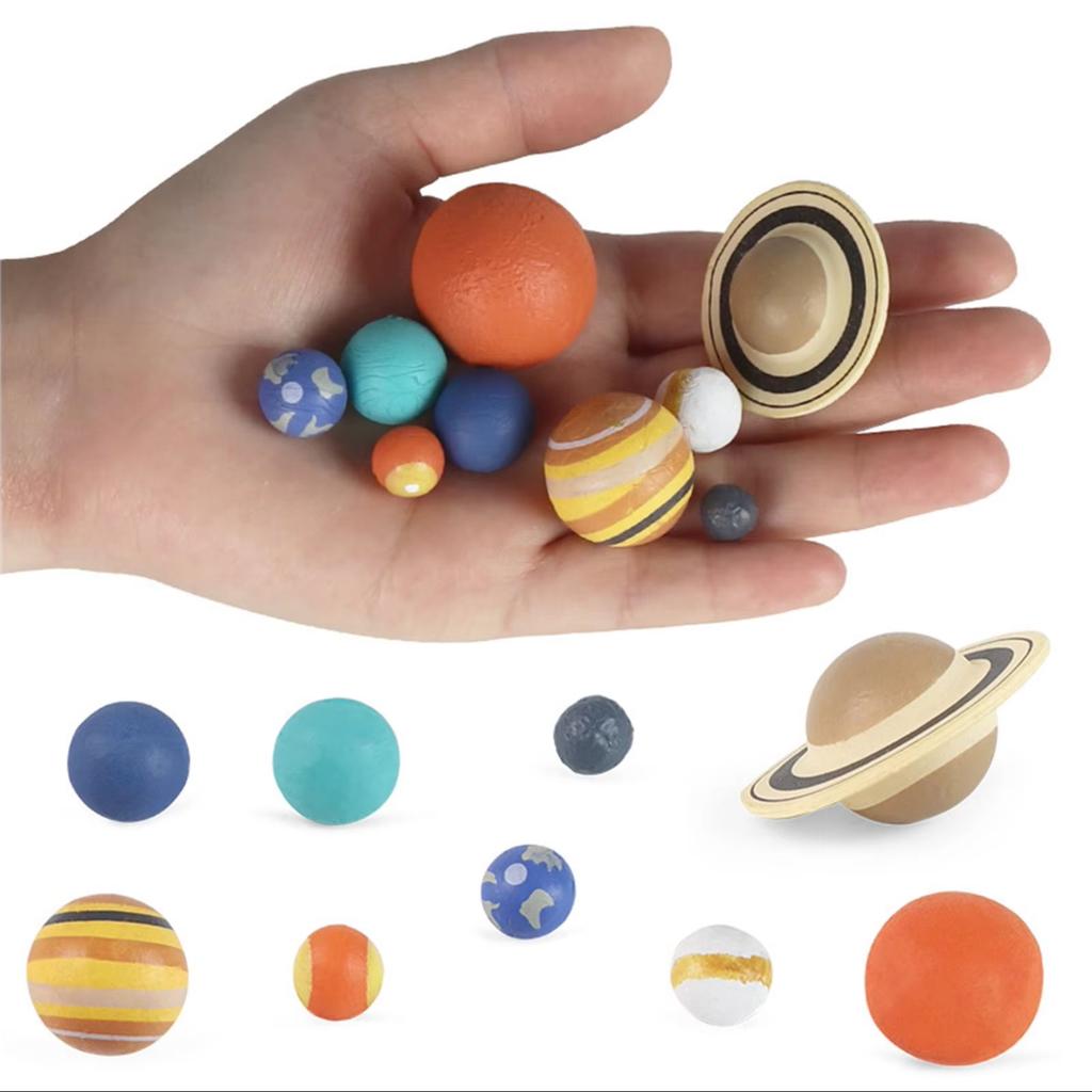 Star Models Modely osmi planet sluneční soustavy Vesmírné planetární ozdoby Devět planet Vesmírné hračky Dětská raná výchova