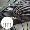 Auto Locking Plastic Fasteners No Tool Required Car Maintenance Wire Tie Set Reusable Nylon Straps for Home Office