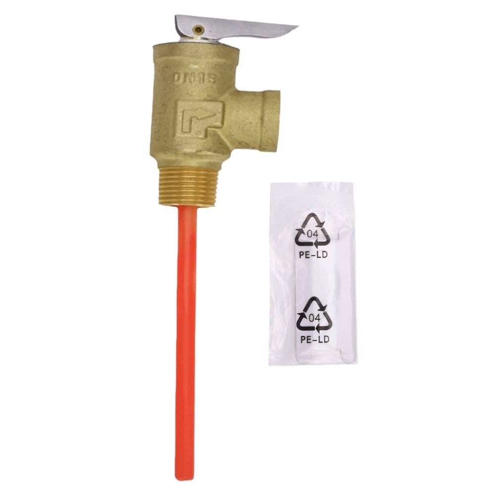 1/2 Inch NPT Thread Temperature Relief Valve Safety Relief Valve Electric Tank Water Heater