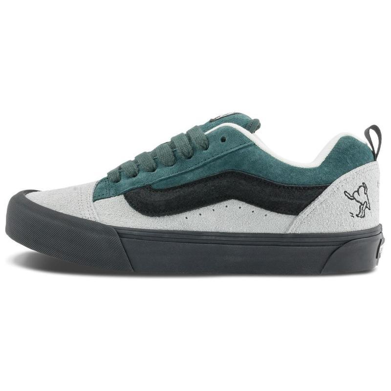 

Vans Knu Skool Abrasion Resistant Low top Skateboard Shoes Unisex Gray Green Sneakers VN000CS0Z0X 36