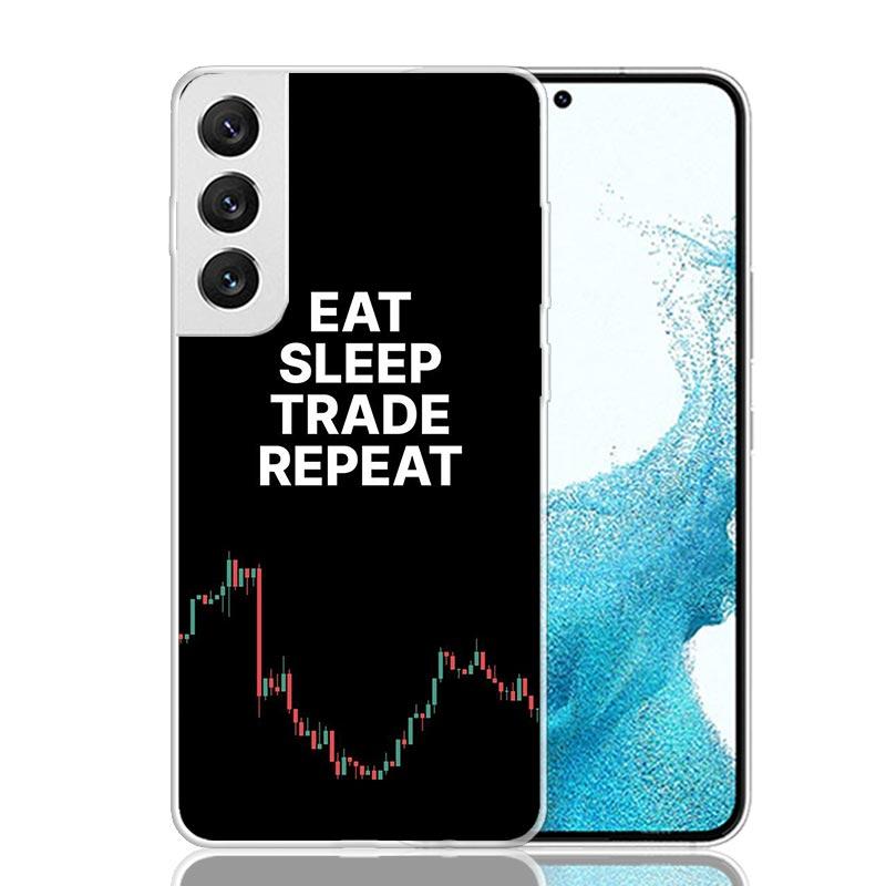 Trade Investment Forex Stock Market Phone Case For Samsung Galaxy S26 S25 Edge S24 S23 FE S22 Ultra S21 Plus S20 + Fundas Cover